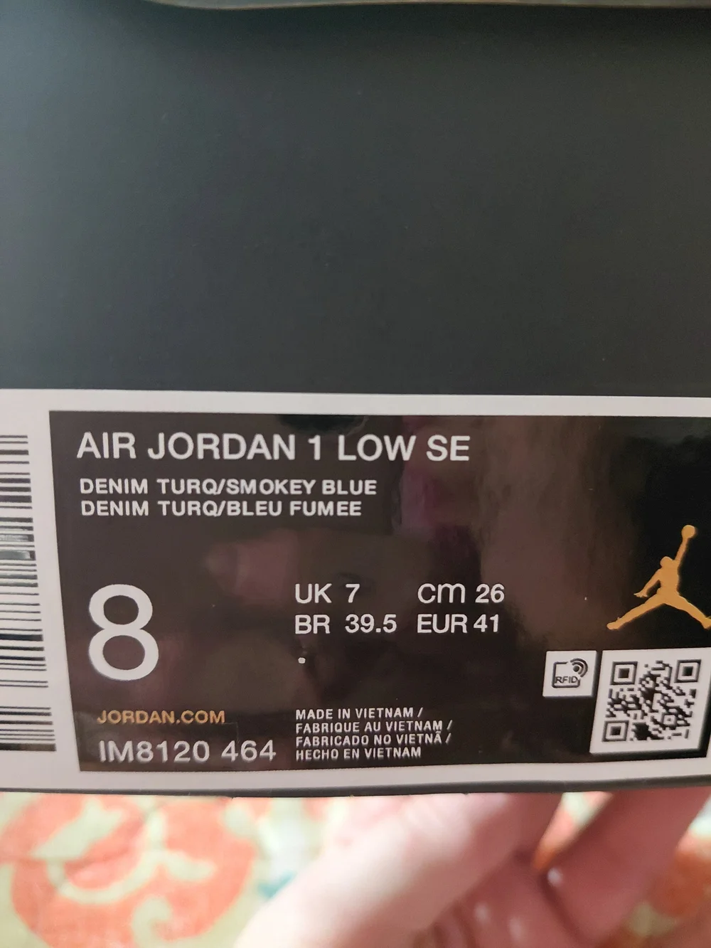 Brand NEW Air Jordan 1 Low Somos Eternos. Light Blue And Light Pink